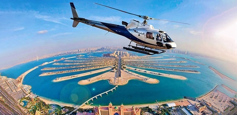Dubai helicopter ride